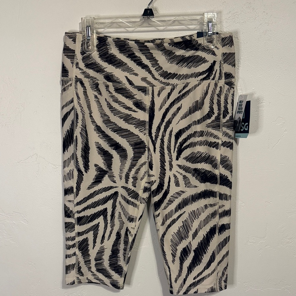 Trippy Zebra Print Shorts